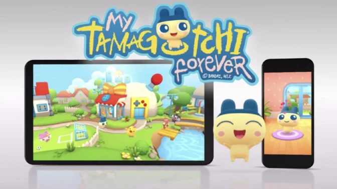 Play Genesis Augmented Reality Games. Tamagotchi mascot from the My Tamagotchi Forever augmented reality game