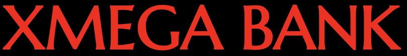 Logo for XMEGA banking megacorporation from the Genesis Augmented Reality Game.